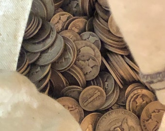 1.00 Dollar Face Value 90% Junk Silver US Coins - Free Shipping