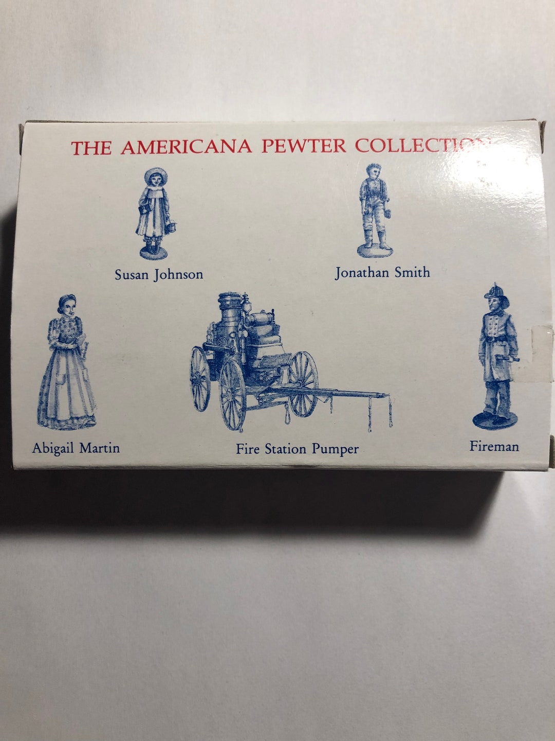 Pewter Figurine Set Liberty Falls AH18 Americana Collection Etsy