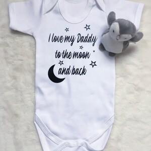 Peronalised Baby Bodysuit, Custom Baby Bodysuit, Baby Boy Bodysuit, Baby Shower Gift, Baby Girl Gift, Newborn Baby Clothes, Fathers Day Gift