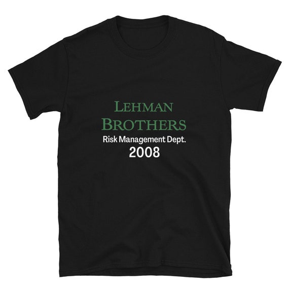 Lehman Brothers Risk Management T-shirt - Etsy
