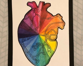 Color Wheel Heart