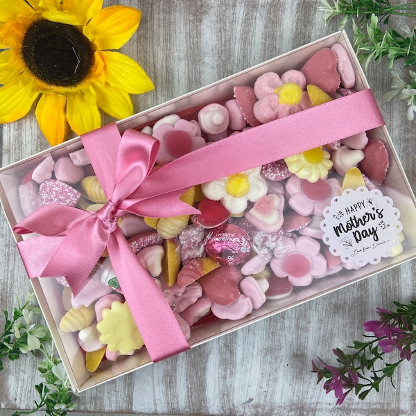 Presente para o Dia das Mães, Presente Personalizado para o Dia das Mães, Presente para a Mamãe, Caixa de Doces de Luxo, Caixa de Chocolates, Presente para a Avó, Caixa de Guloseimas para o Dia das Mães