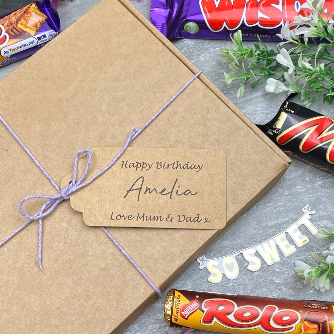 Personalised Birthday Chocolate Box Birthday Chocolate Etsy