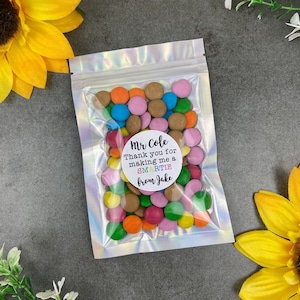 Teacher Gift- Smartie Pouch - Thank You For Making Me A Smartie Pants, Chocolate Gift, End Of Term Gifts For Teachers, Chocolate Gift