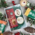 Personalised Teacher Coffee & Biscuit Gift Box – Santa Christmas Edition