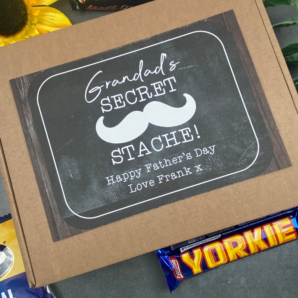 Father's Day Gift For Grandad Personalised Snack Box Etsy