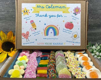 Teacher Gift, Teacher Sweet Box, Personalised Treat Box, Sweet Mix, Gift For Teacher, Teacher appreciation Gift, Teacher Sweets, Thank You