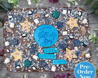 Regalo para el Día del Padre: Tableta de chocolate gigante personalizada para el Día del Padre – *Pre-pedido*