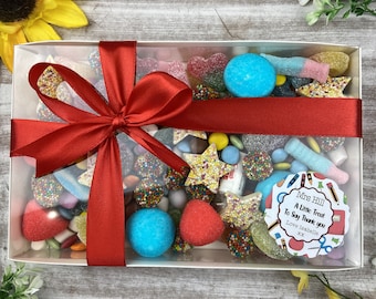 Caja de regalo para profesores, regalo de agradecimiento para profesores, regalo personalizado para profesores, caja de dulces de lujo, regalo para profesores, regalo de agradecimiento, regalo personalizado