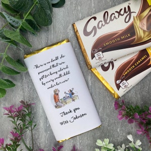 Barra de chocolate para professora Miss Honey - Presente personalizado para professora, Presente de fim de aula, Presente de agradecimento,