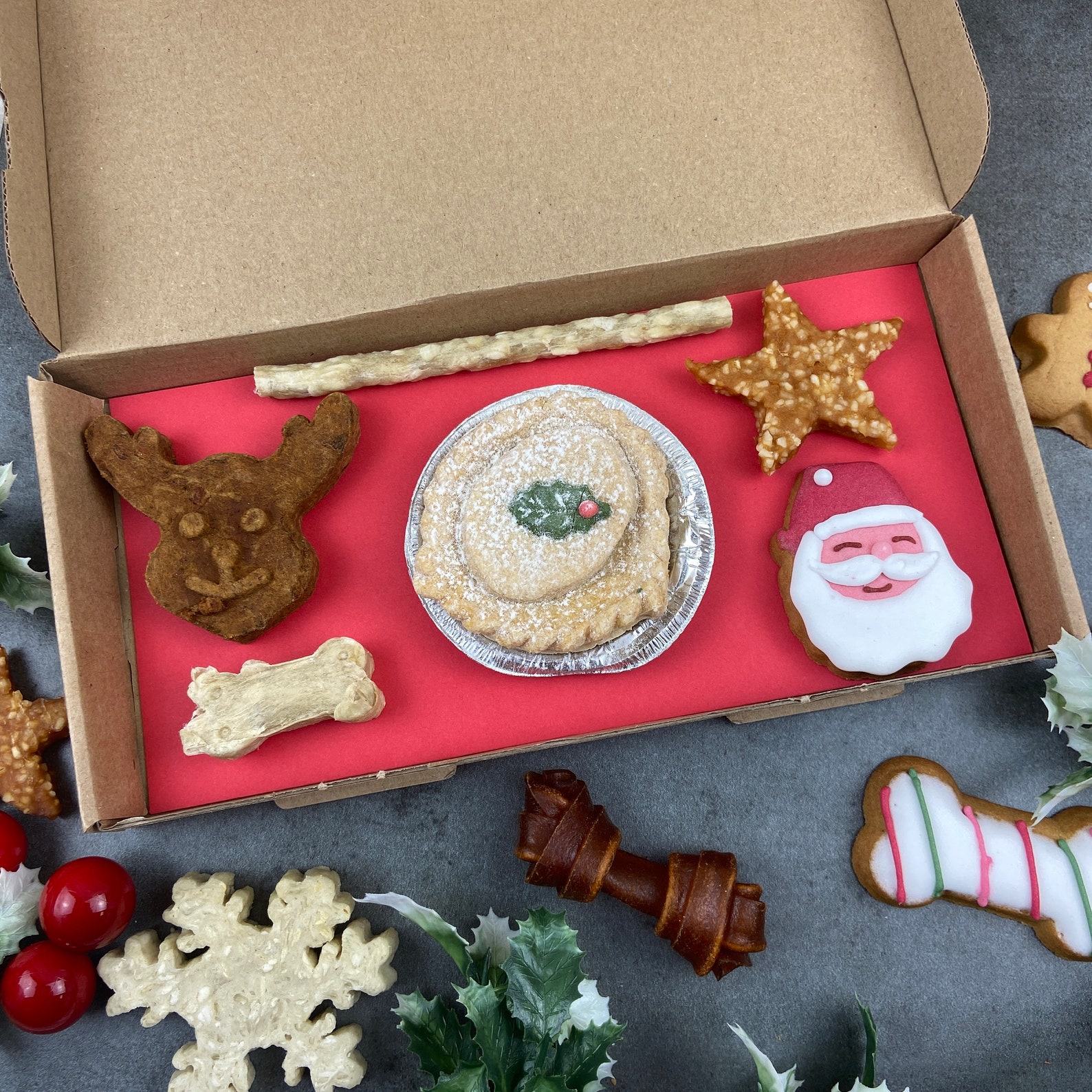 Christmas Dog Treats Dog Gift Box Puppy Treats Christmas - Etsy