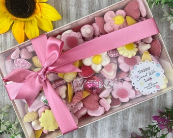 Sweet Sixteen Gift, Gift For Sweet 16, Personalised Birthday Gift, Luxury Sweet Box, Gift for Friend, Niece,  Daughter, Gift For Her,