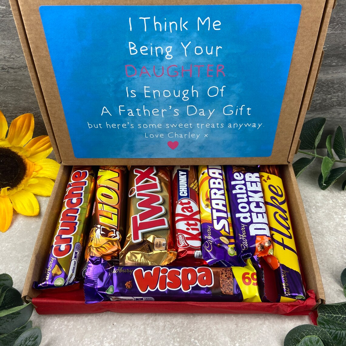 Father's Day Gift, Personalised Gift for Fathers Day, Chocolate Box ...