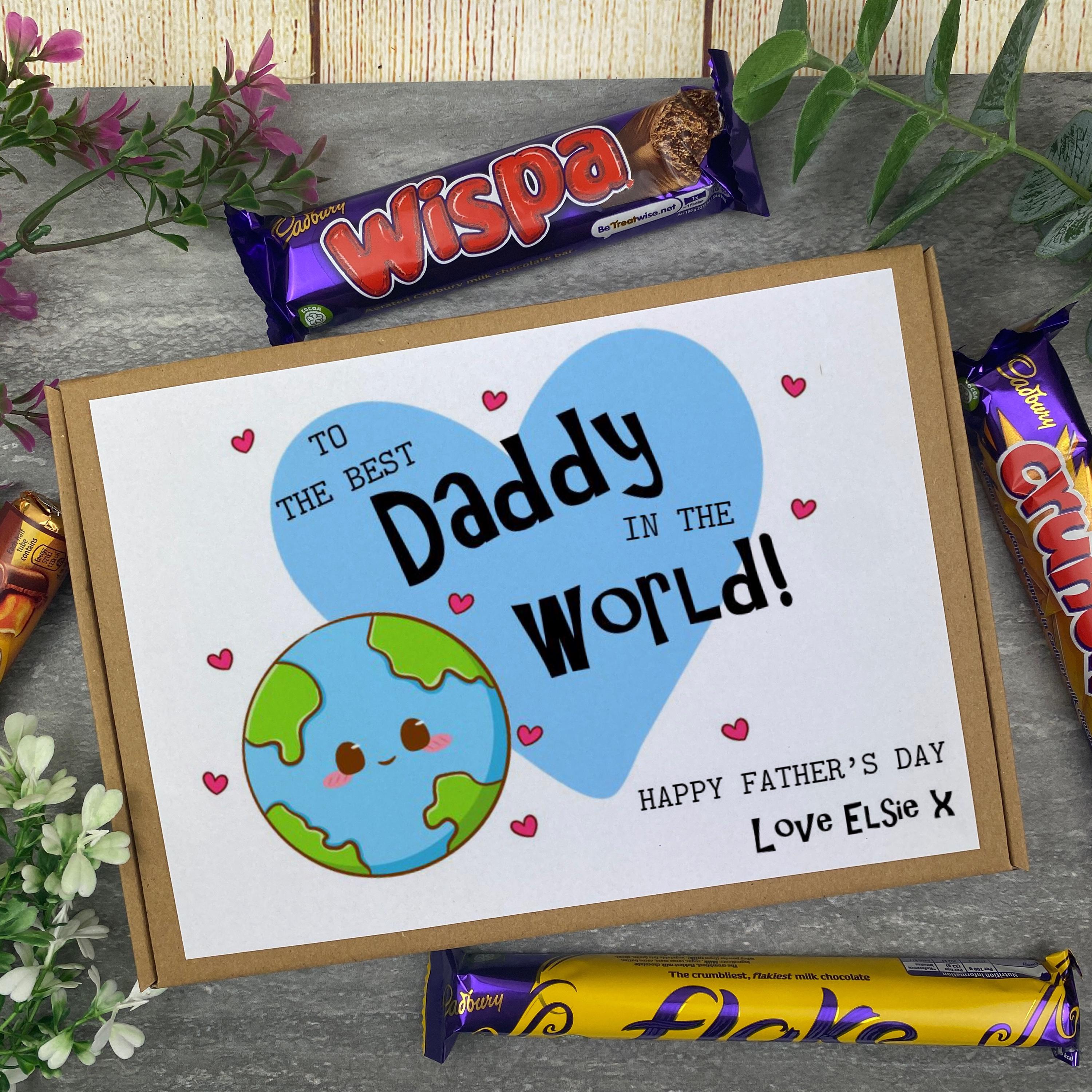 Personalised Father's Day Chocolate Gift Box - Best Daddy in the World ...