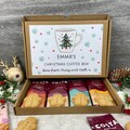 Personalised Christmas Coffee Gift Box – Costa Coffee Sachets & Gingerbread Men Biscuits