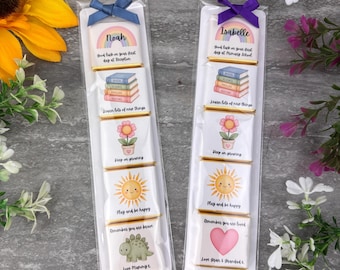 Personalised First Day Of School Chocolate | Nursery Reception Starter Gift | Back To School