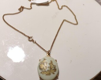 Camée Vintage En Coquillage à Sertir - Bijou Ancien - Bon état D'usage - Occasion