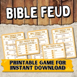 Bible Feud Game Printable Christian Printable Games Bible Family Feud ...