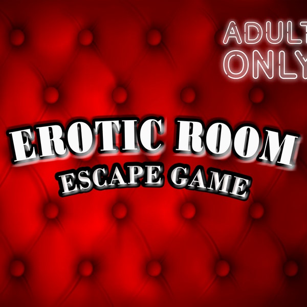 Erotic Games for couple, Escape Room kit, Date Night game, foreplay game, dating game, sexy couples game, naughty couples game, couples game