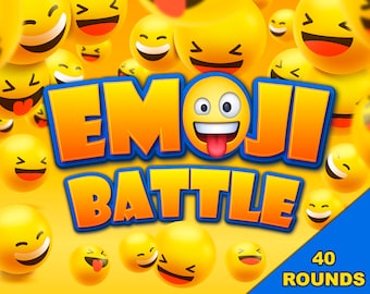 Emoji Battle Game Virtual Powerpoint Zoom Night Fun Family - Etsy