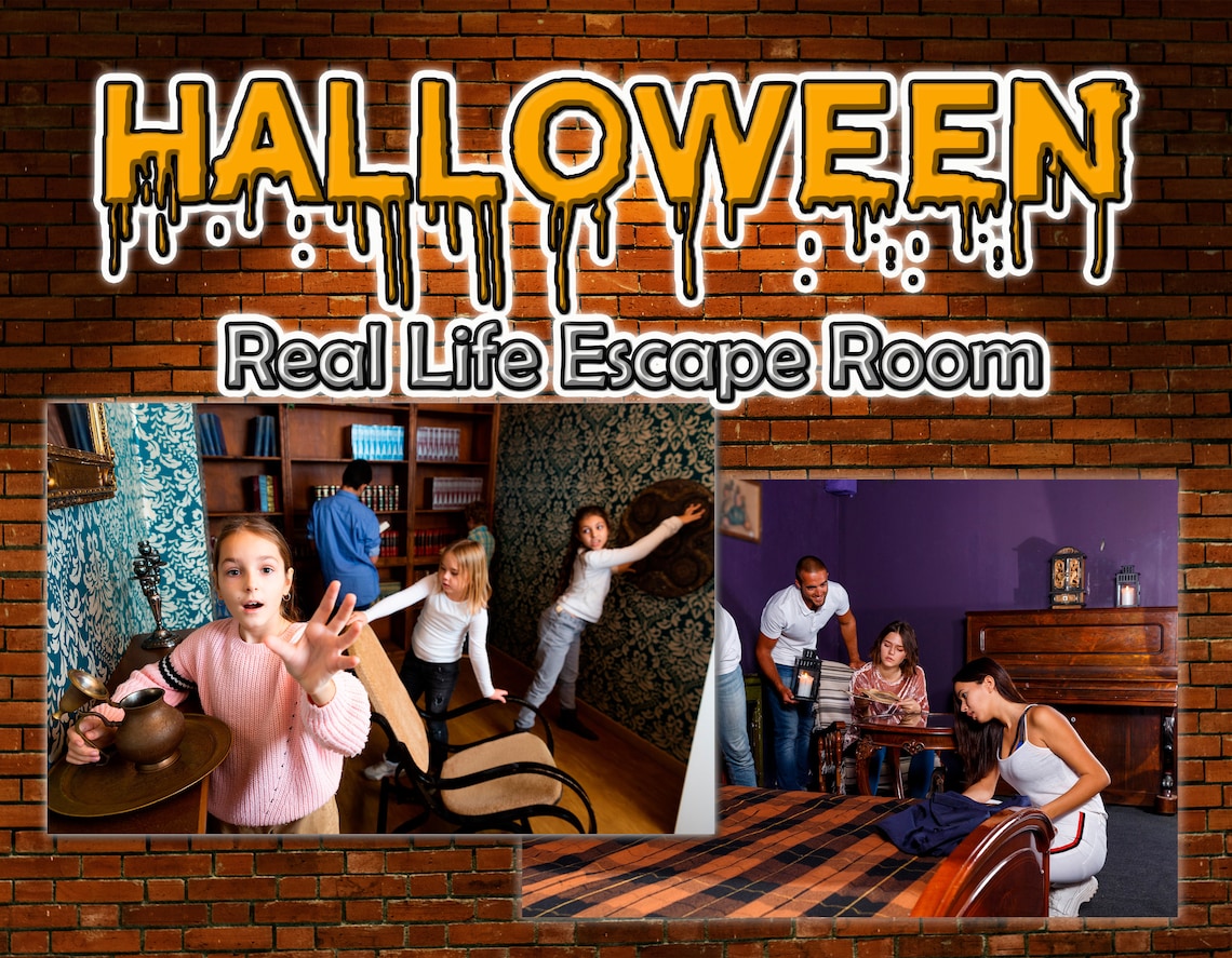 Halloween Escape Room Kit Real Life Home Kids Family Wizard  Etsy
