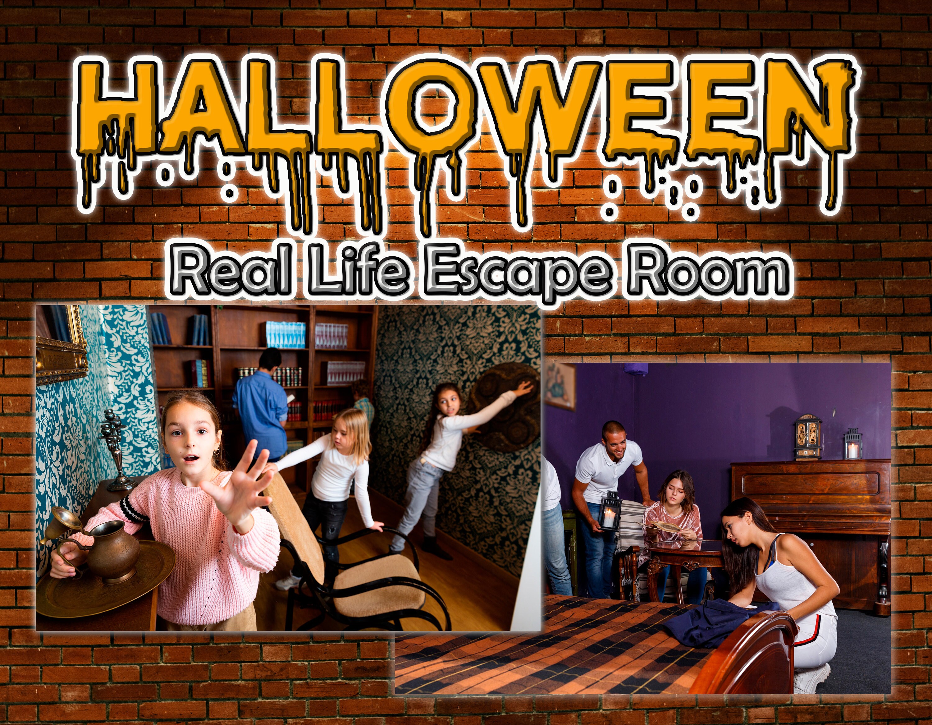 Halloween Escape Room Kit Real Life Home Kids Family Wizard - Etsy