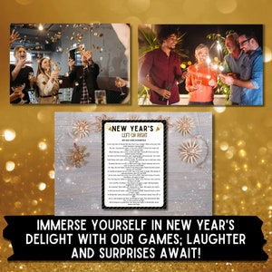 Left Right New Years Game, Family Reunion Gift Exchange Game Printable ...