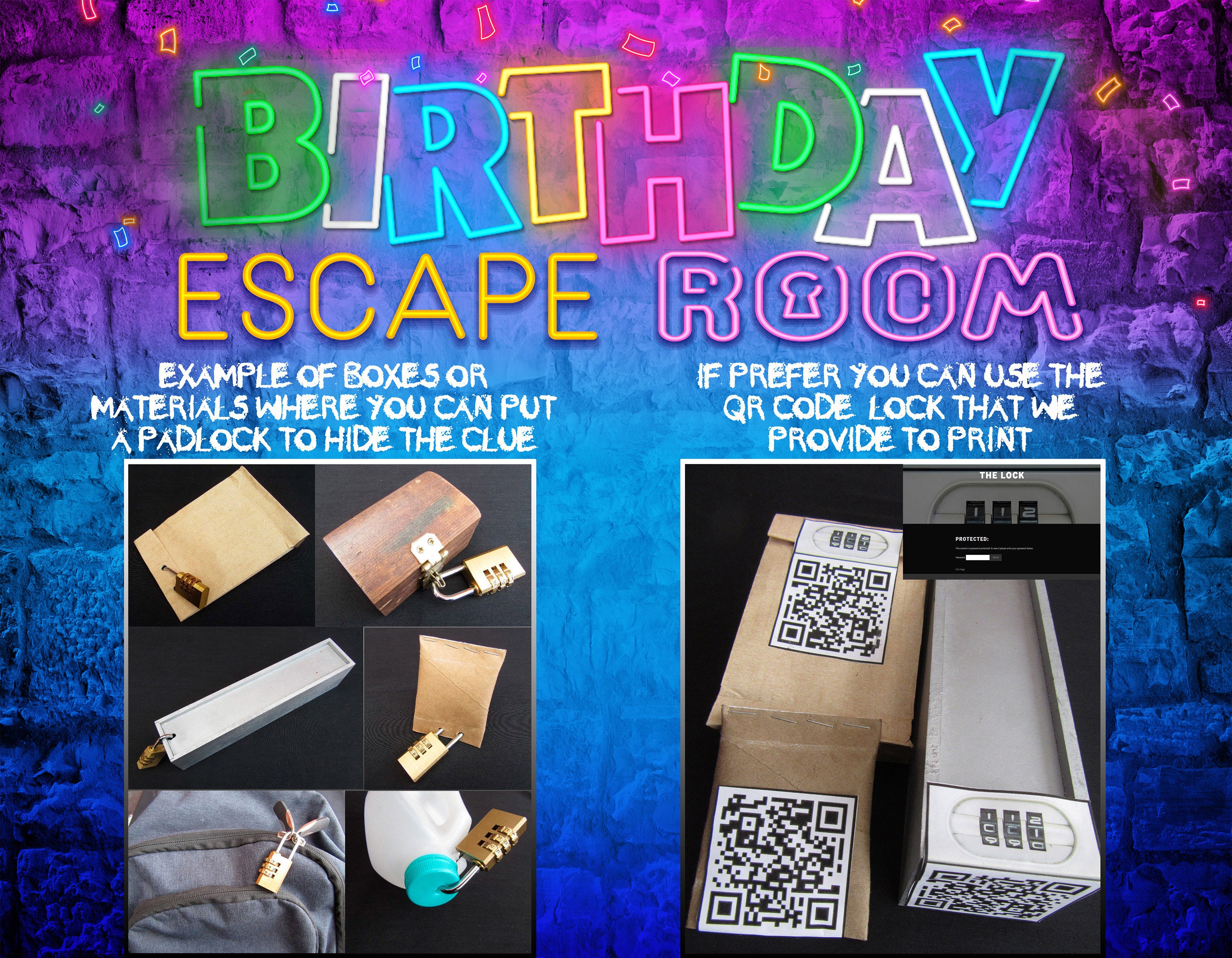 Throw an Escape Room Party at home with these downloadable kits.