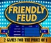 Friendly Feud Game Easy Customize Virtual PowerPoint Zoom Night Fun Family Feud Screen Share Games Party quiz Customizable adults trivia 