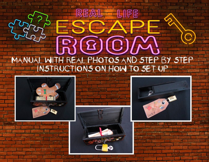 Christmas Escape Room Kit Real Life Home Family Kids Teenagers Etsy
