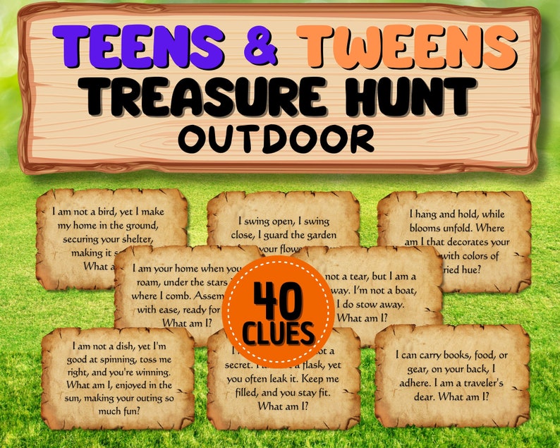 Teenager treasure hunt