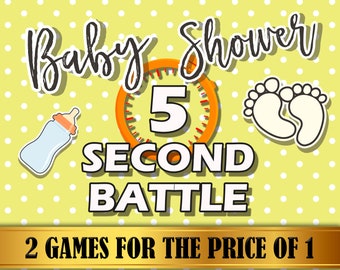 5 Second Game Baby Shower, zoom games, Ice breaker games, Baby Shower games, Fun baby shower game, virtual baby shower, baby shower trivia