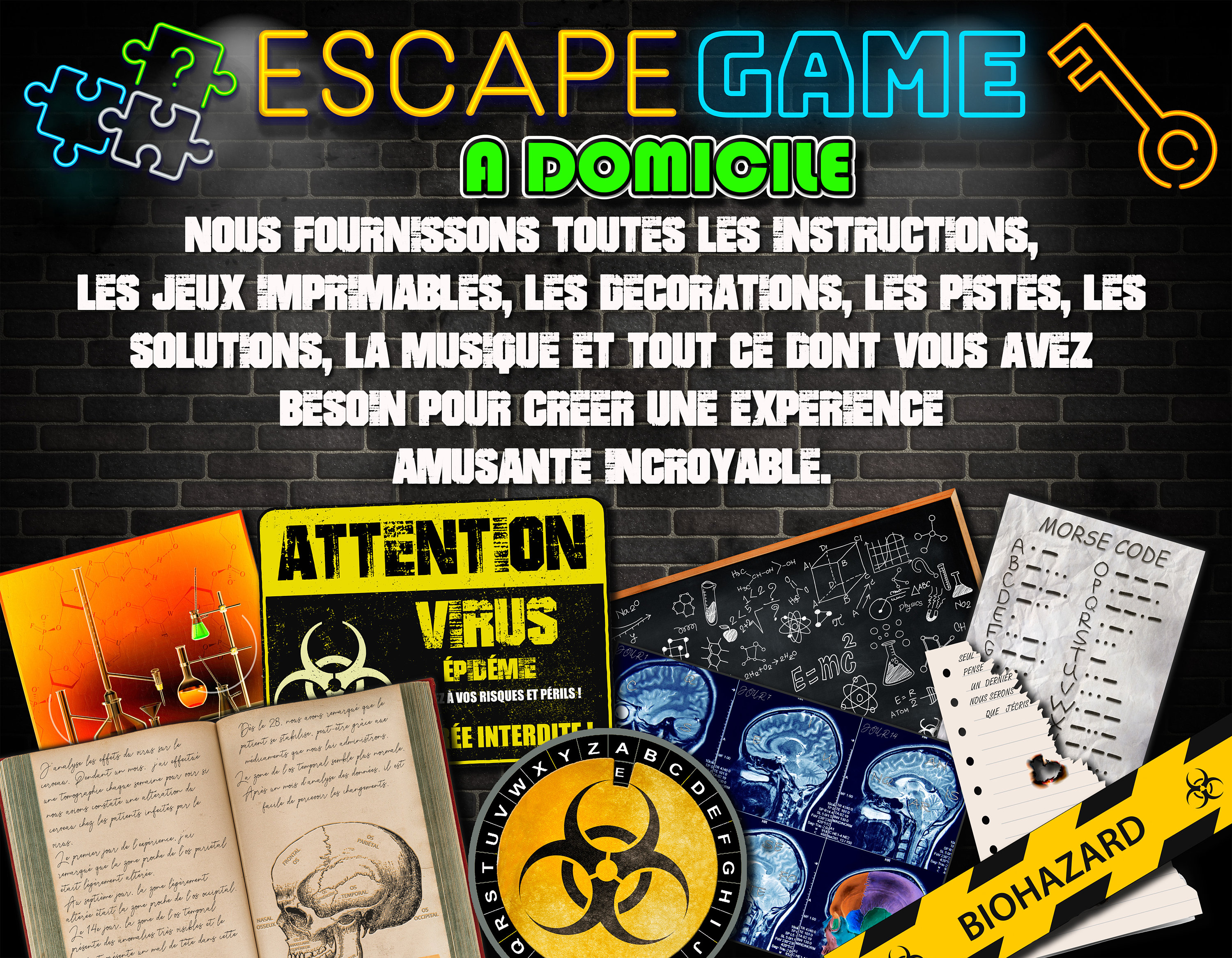 escape-game ado à la maison pdf- escape box-amuzbox-réseau internet