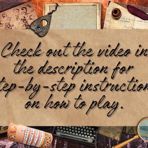 Murder Mystery Printable Game Kit Escape Room Game Detective - Etsy