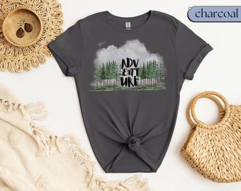 Adventure Unisex T-Shirt, Nature Lover Tee, Outdoor Enthusiast Shirt, Camping Gift, Eco-Friendly Apparel, Camping Gift, Outdoor Lover Gift