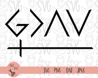 God Is Greater SVG DXF files, Christian svg, God Is Greater Than The Highs And Lows svg, God svg, Jesus svg, Religious svg, CAMEO svg, png