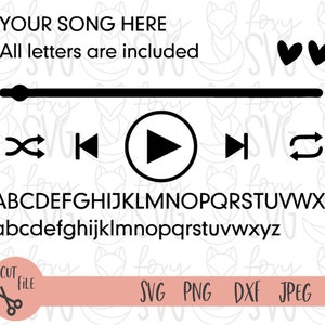 Custom song acrylic art svg, Music Player svg, Acrylic Art, Glass Song Art, Song Art svg, sublimation png Svg Files for Cricut, PNG DXF JPG