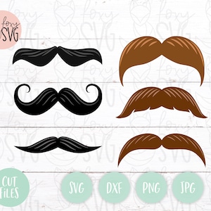 Mustache Svg Bundle, Mustaches Svg, Mustache Clipart, Moustache Svg, Mustache Vector, Svg Files for Cricut, Svg Files, Mustache Cut File