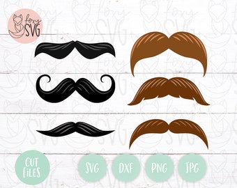 Mustache Svg Bundle, Mustaches Svg, Mustache Clipart, Moustache Svg, Mustache Vector, Svg Files for Cricut, Svg Files, Mustache Cut File