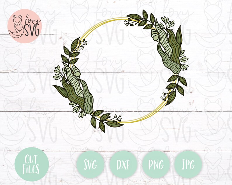 Download Cactus Wreath Svg Monogram Frame Svg Monogram Wreath Svg Wreath Svg Floral Wreath Svg Svg Files For Cricut Wedding Monogram Svg Clip Art Art Collectibles