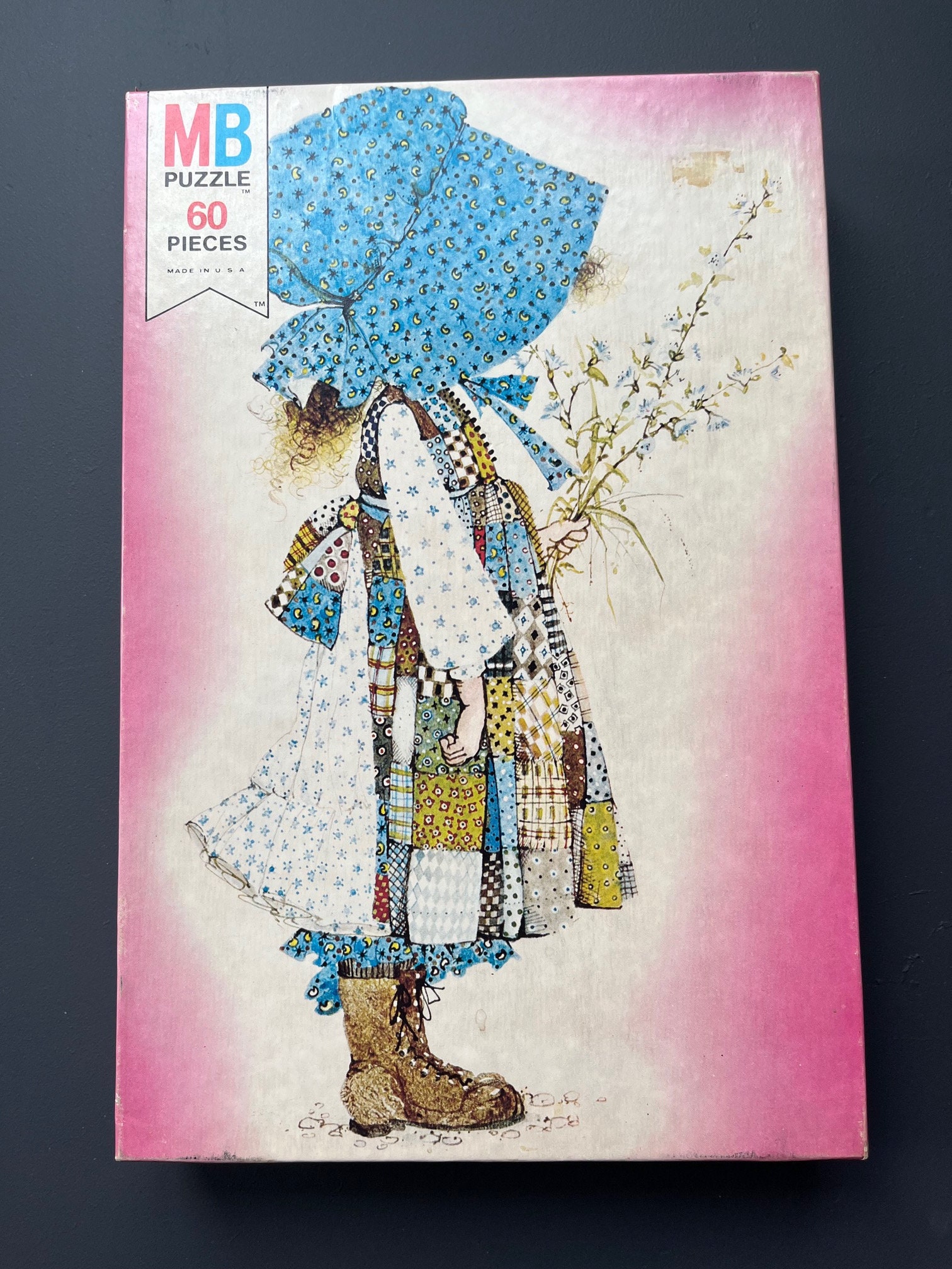 のりのリリー Vintage Holly Hobbie 60 Piece Jigsaw Puzzle 4676-1 MB Puzzle