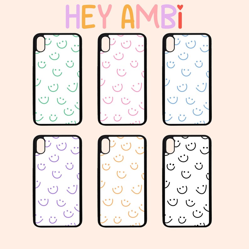 Colorful Smiley face iPhone Cases, iPhone 12, Vsco, Aesthetic Phone Case, Happy Case iPhone, X/Xs, iPhone XS Max, iPhone XR, iPhone 11 