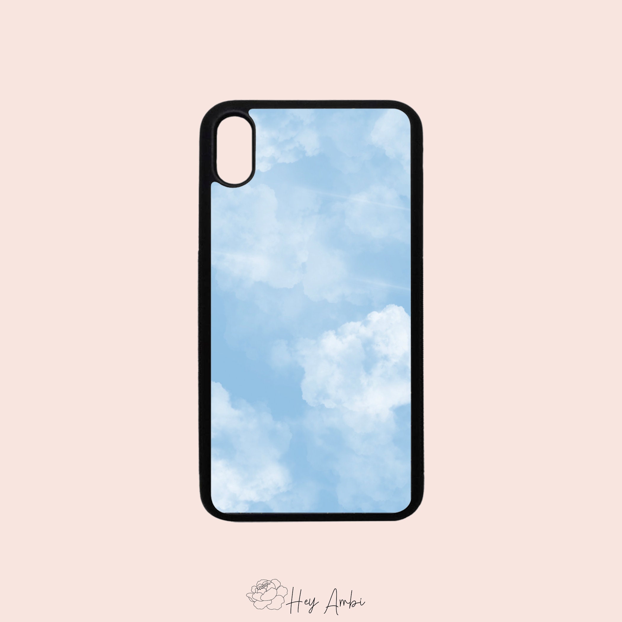Blue Sky And Clouds Iphone Cases Vsco Aesthetic Phone Case Etsy