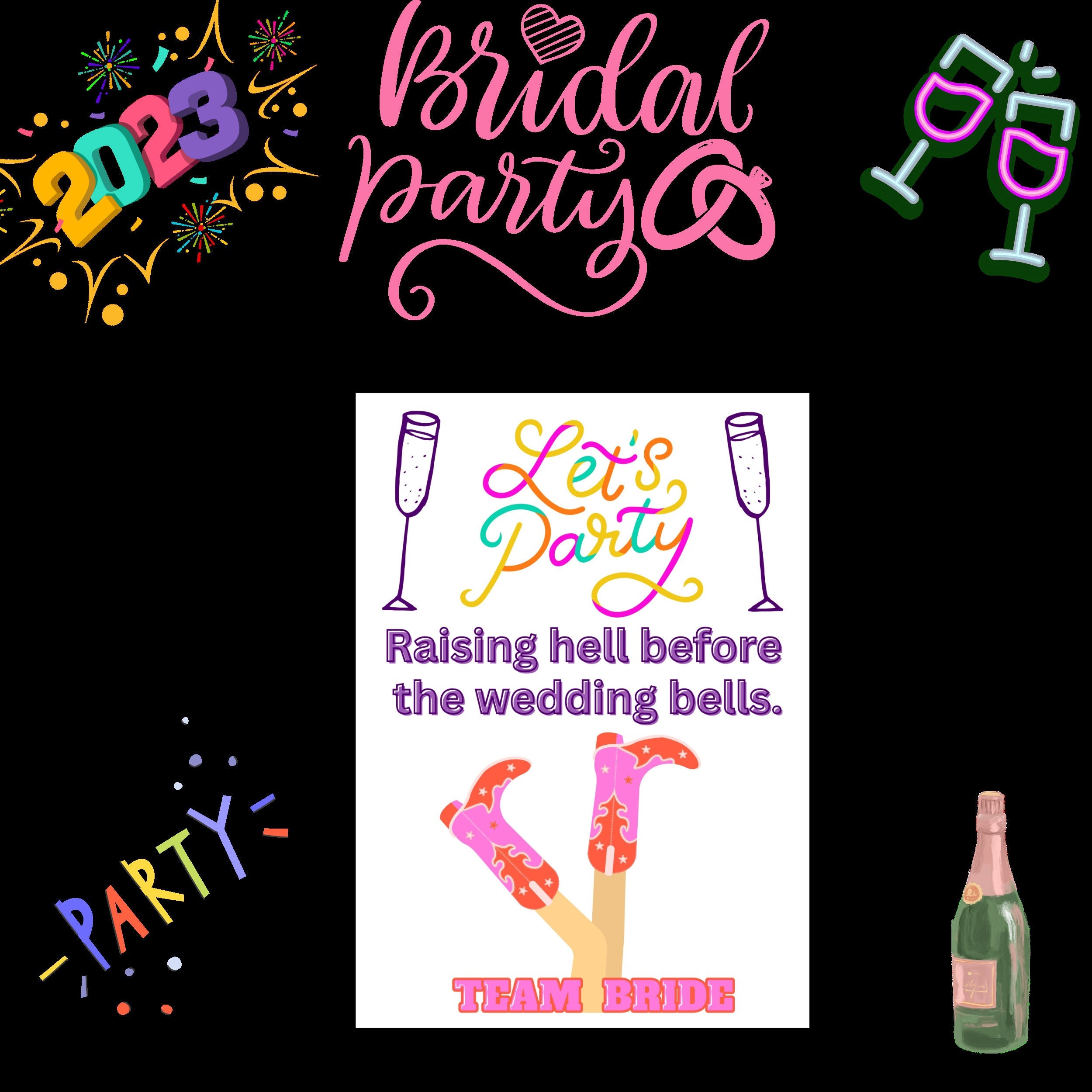 Bachelorette, Instant Download, Bachelorette Greeting Card, Funny Bachelorette Card for Bride, Bridal Shower Card, 5x7 Greeting Card, party