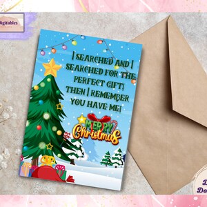 Humorvolle Wünsche, personalisierte Weihnachtsnachricht, personalisierte Weihnachtsnachricht, spezielle Weihnachtskarte, anpassbarer Spruch, Urlaubsstimmungskarte,