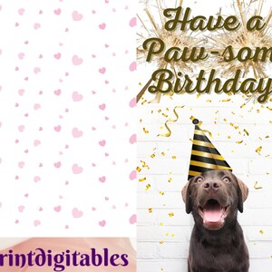 Tarjeta de felicitación de feliz cumpleaños Sobre de 5"x7" para descargar Imprimible para ese cumpleaños especial Deseos Celebre la más cálida felicitación Divertido