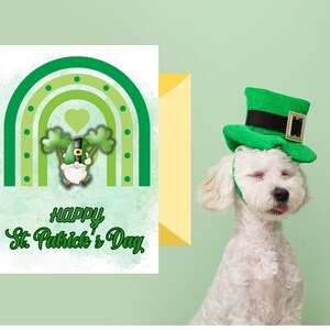 A Joyful St. Patrick&#39;s Day Greeting, Downloadable St. Pat&#39;s Greeting, St. Patrick&#39;s Day Greeting Card, St. Paddy&#39;s Day Card