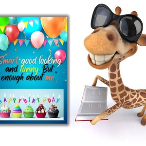 Tarjeta de cumpleaños feliz descarga imprimible Saludo 5x7, Deseándote feliz cumpleaños, Felicitaciones por tu cumpleaños, Que tengas un cumpleaños maravilloso