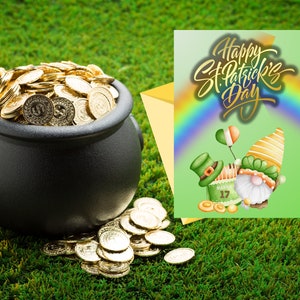 Celebrate St. Pat&#39;s with this Festive Card, A Joyful St. Patrick&#39;s Day Greeting, St. Paddy&#39;s Day Card Download, St. Patrick&#39;s Day