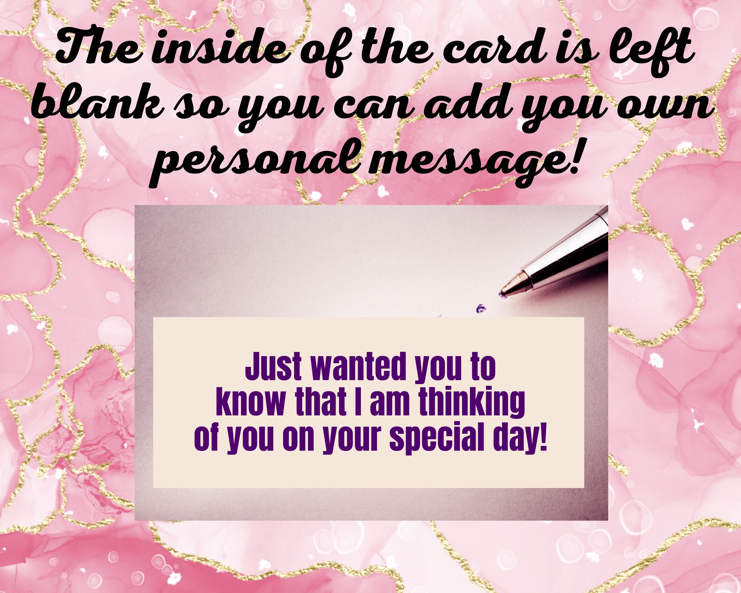 Thinking. Thanks Thank You Greeting Card Printable 5x7, Thanks so Much, Thank You Gift ...